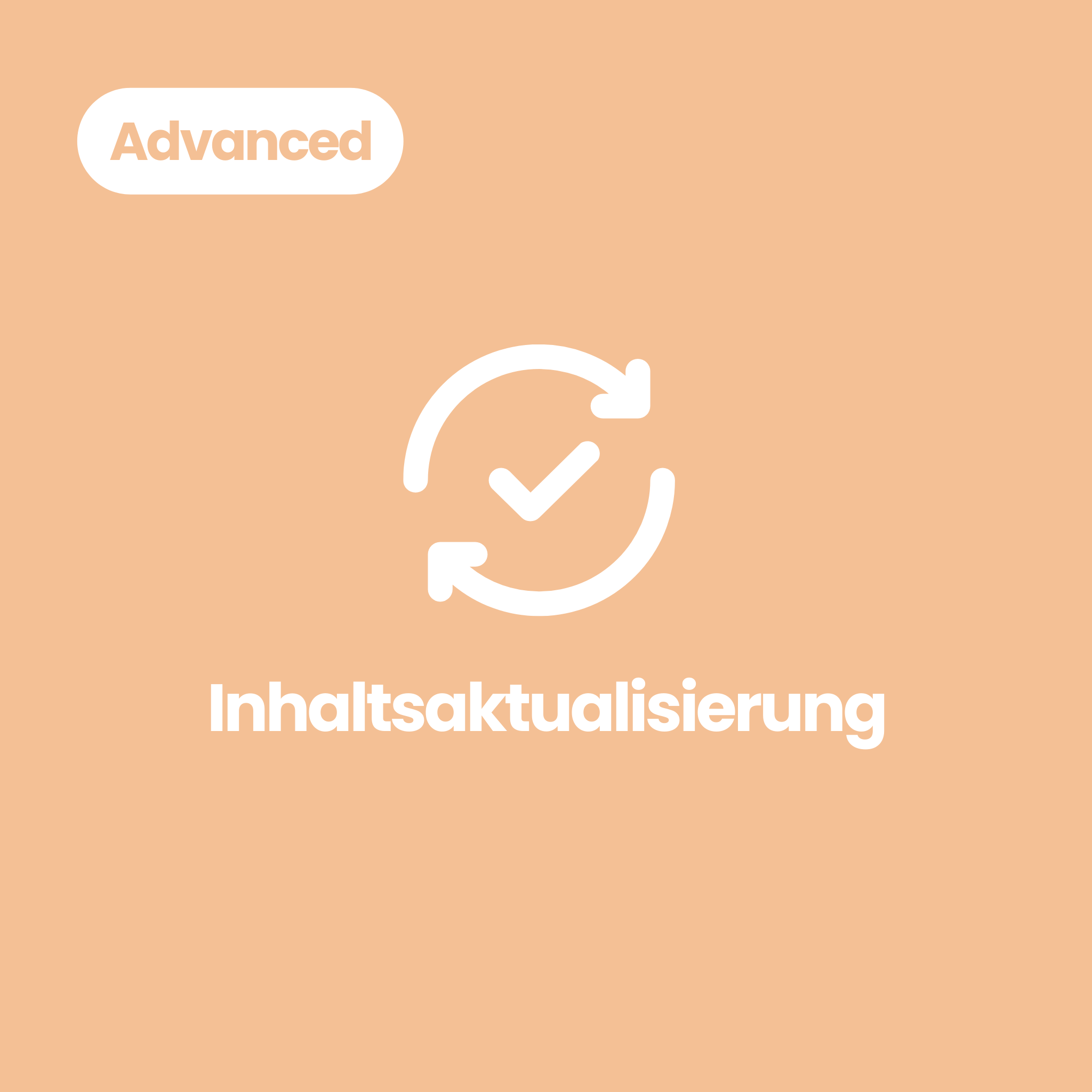 Inhaltsaktualisierung Advanced-Paket
